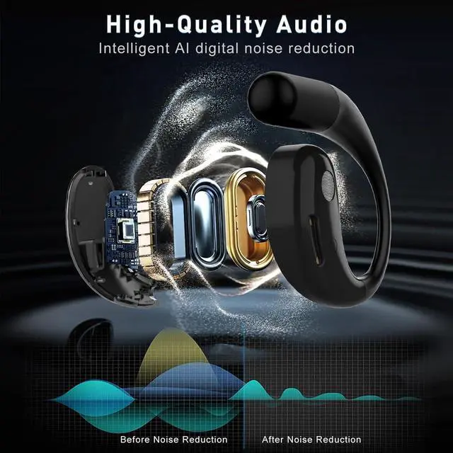 Alt view image 3 of 5 - Ai Translation Earbuds Real Time, Language Translator Earbuds 3 in 1, 144 Languages Ai Translating, Headphone Fit iOS and Android, AI Noise Reduction (Black)