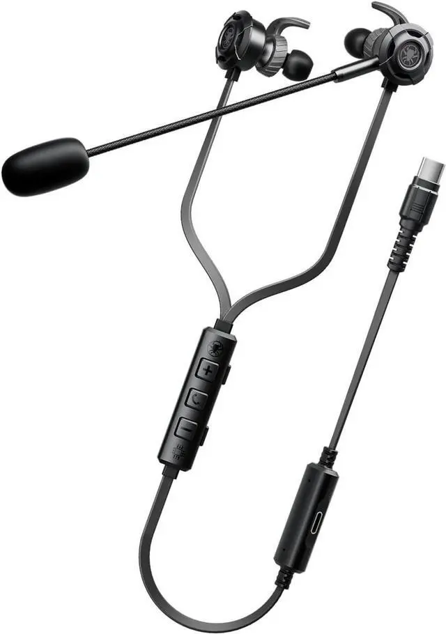 Main image of Ergonomic in Ear Gaming Headsets Headphone with USB C Cable and Double Sound Chambers Enhances Auditory Earphone/676