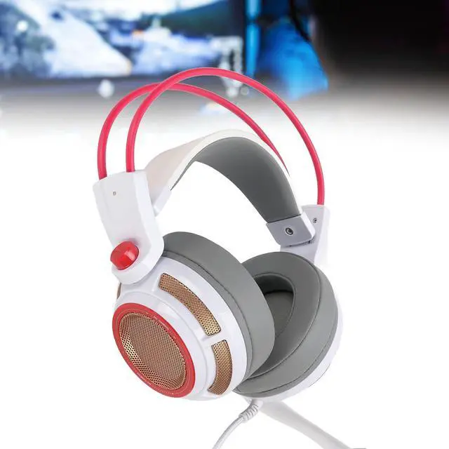 Alt view image 4 of 7 - Yoidesu Gaming Headset with Microphone, Over Ear Headphones with 7.1 Surround Sound Multi Channel Vibrating, USB Headsets LED Light for Laptop & PC with Game Lovers