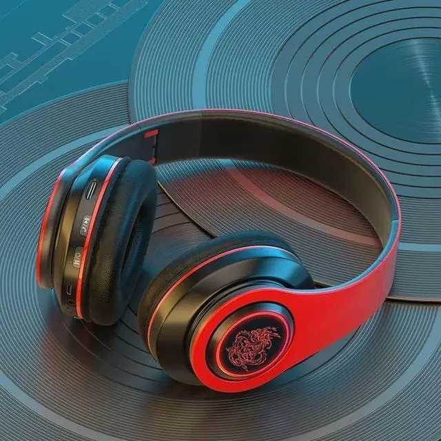 Alt view image 4 of 6 - Bluetooth On-Ear Headphones, Wireless Headphones with Active Over Ear Noise Cancelling and Mic, Deep Bass, Android and iOS Compatible
