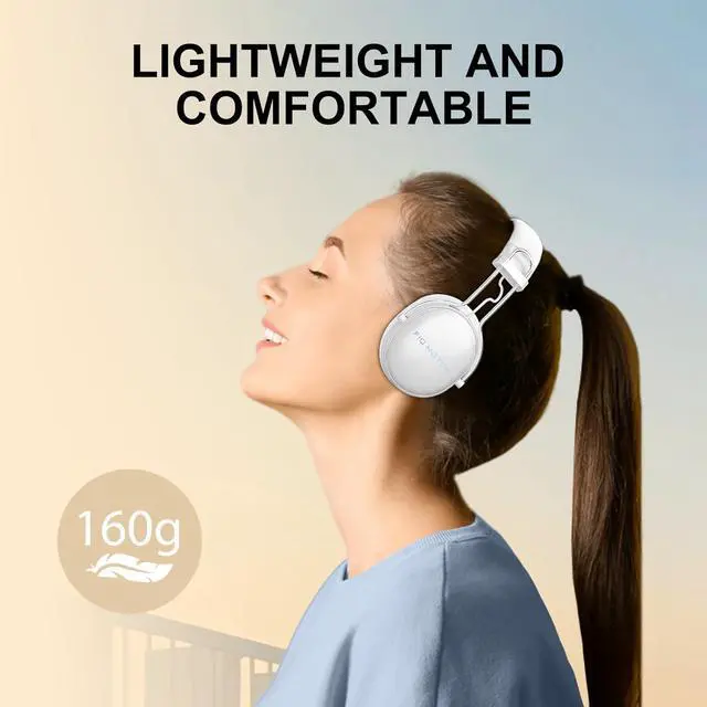 Alt view image 5 of 7 - FM30 Active Noise Cancelling On Ear Headphones with FM20, Wireless Over Ear, Hi-Res Sound, Custom EQ via App, 130H Playtime, Comfortable Fit, for Travel Home Office