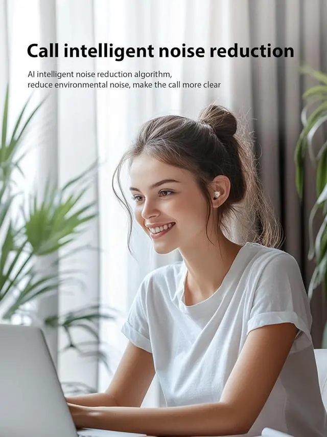 Alt view image 7 of 7 - Sleep Headphones, Invisible Sleep Earbuds for Side Sleepers,Small Comfortable Fit Noise Blocking,Bluetooth 5.3 Wireless Earbuds with Smart Touch Screen Case, Ear Buds for Sleeping - Black