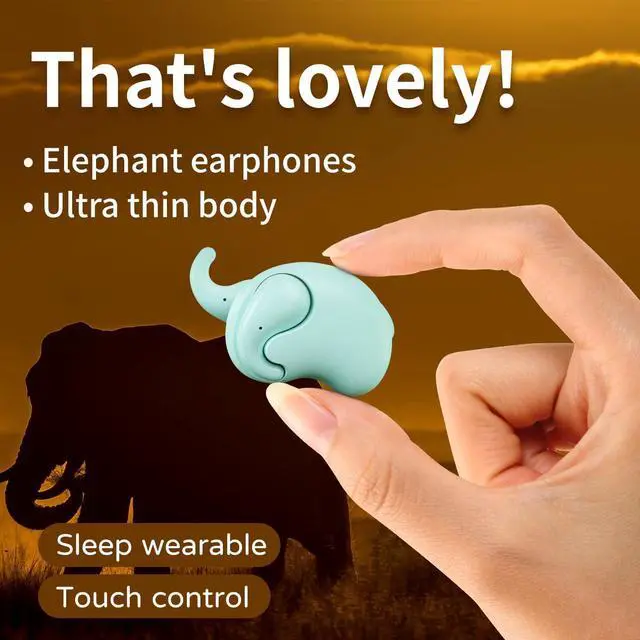 Alt view image 2 of 6 - Invisible Sleep Earbuds with Noise Cancelling, Bluetooth 5.3 Wireless Earphones for Side Sleepers, Sleep Headphones with Long Battery Life, Sleeping Headphones for Travel (Blue)