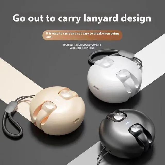 Alt view image 5 of 5 - Wireless Earbuds,Running Headphones ACS Panoramic Sound Open Ear Headphones Wireless Earbuds Bluetooth with Charging Case