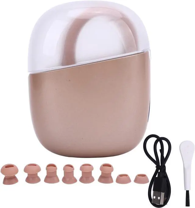 Alt view image 4 of 7 - Wireless Earbuds, Ergonomic Sound Amplifier Earbuds Wireless Bluetooth with Secure Fit Earhooks for Calls and Music in Noisy Environments
