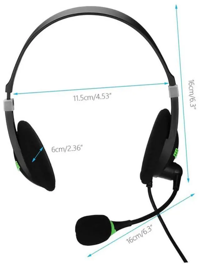 Alt view image 3 of 7 - Earphones Wired Sound Headset Noise Head Phones Comfortable Gaming Headphone Computer Headphone Head-Mounted Headphone Cool Game Headphone Wired Headphone Abs/2695