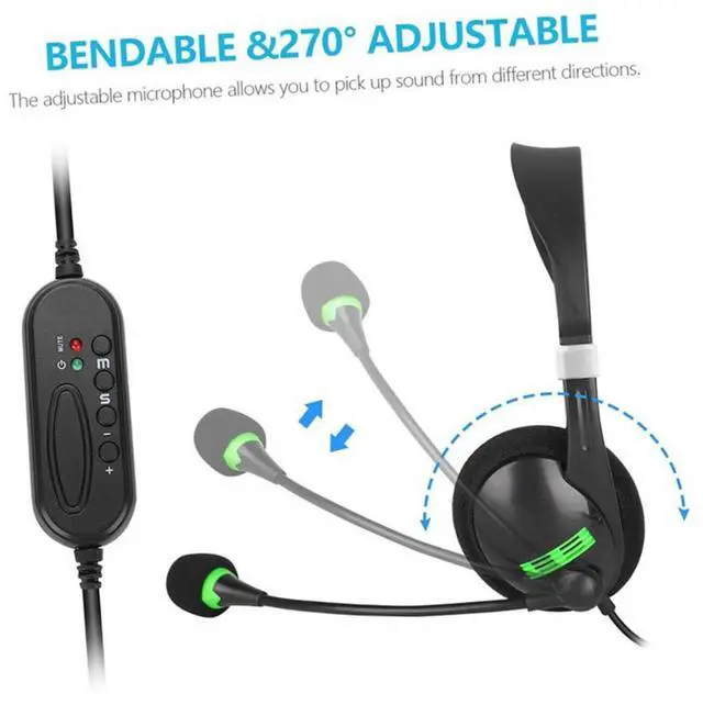 Alt view image 4 of 7 - Earphones Wired Sound Headset Noise Head Phones Comfortable Gaming Headphone Computer Headphone Head-Mounted Headphone Cool Game Headphone Wired Headphone Abs/2695