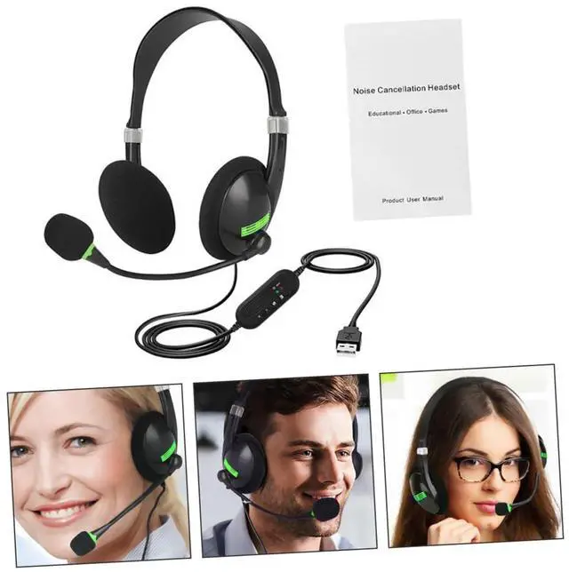 Alt view image 5 of 7 - Earphones Wired Sound Headset Noise Head Phones Comfortable Gaming Headphone Computer Headphone Head-Mounted Headphone Cool Game Headphone Wired Headphone Abs/2695
