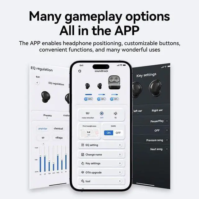 Alt view image 5 of 6 - Sleep Headphones Wireless Bluetooth 5.4 Sleeping Earbuds 10H Single Use Mini Ultra-Long Standby -42dB deep sea Noise Reduction Music Sleep Earphones,Black