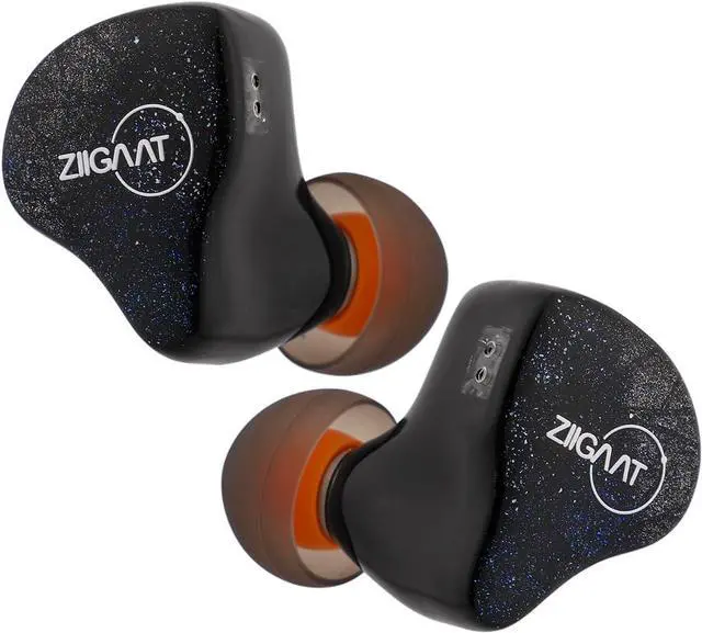 Alt view image 2 of 7 - Linsoul ZiiGaat Lush in Ear Monitor, 1DD+4BA Hybrid Earphone IEM(Silver Blue) Tripowin Zonie IEM Cable, 16 Core Silver Plated Earphone Upgraded Cords(2pin 0.78mm, 3.5mm)(Moss)