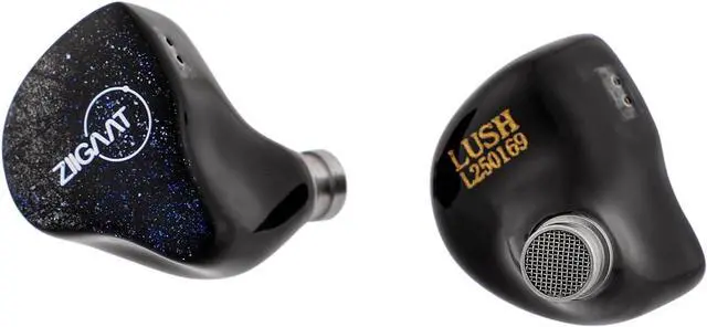 Alt view image 3 of 7 - Linsoul ZiiGaat Lush in Ear Monitor, 1DD+4BA Hybrid Earphone IEM(Silver Blue) Tripowin Zonie IEM Cable, 16 Core Silver Plated Earphone Upgraded Cords(2pin 0.78mm, 3.5mm)(Moss)