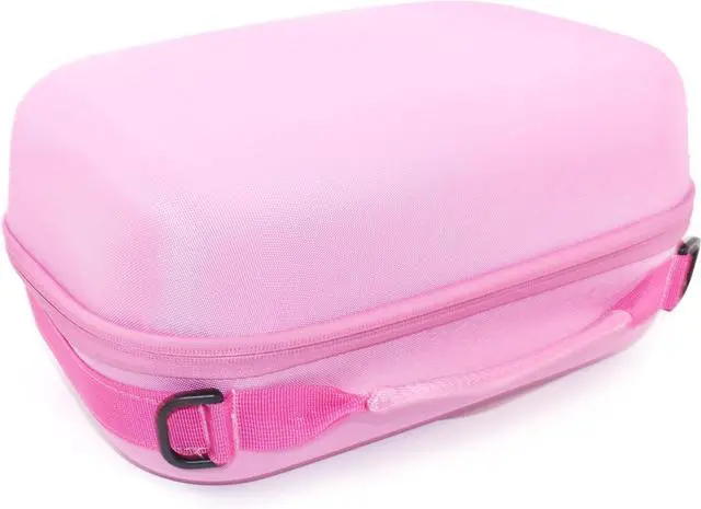 Alt view image 6 of 6 - GETGEAR VR Headset Case for compatible with Sony PlayStatioin VR 2, also fits for Meta Quest 3 / 3S with Battery Strap like BOBOVER S3 Pro/KIWI (Pink)