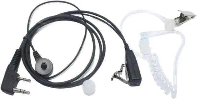 Main image of 10pcs Covert Acoustic Tube Earpiece Bodyguard Headset 2-pin K Plug for Ke~Wood Ba~feng WO~Xun