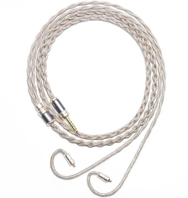 Main image of 6N Single Crystal Copper IPX IEM Cable for IPX UE5 Pro UE6 Pro UE7 Pro UE11 Pro UE18+PRO UE350 UE250 UE150 UE Live UE RM UE RR 4.4mm Balanced Hi-Fi Earphone Upgrade Cable (3.5mm Plug)