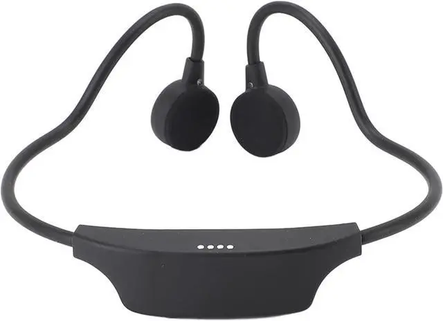 Main image of FOSA Bone Conduction Sport Headphones, 16G MP3 Swimming Diving Headset, Immersive Sound for Cycling, Running, Fitness, with Sticker Pack (Black)