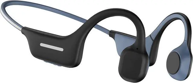 Main image of Ultra-Light Bone Conduction Earphones, Safe for Outdoor Sports, No Ear Blocking, Sweat-Resistant, Reflective Design for Night Safety