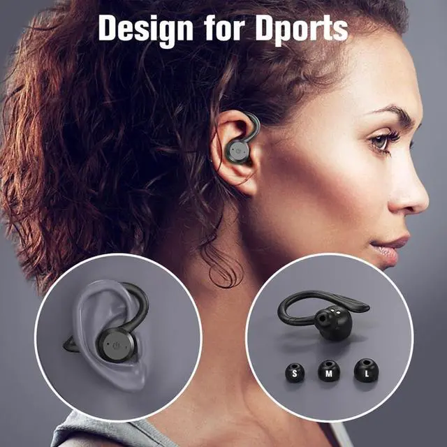 Alt view image 6 of 6 - Wireless Earbuds Bluetooth in Ear with Microphone,Bluetooth 5.3 IPX5 Waterproof Headsets for Workouts Running