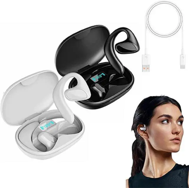 Main image of Roostick Translator, Roostick Translator Earbuds, Ailymur V2 Translator Earbuds, Translation Earbuds Real Time, Ai Headphones Language Translation, Wireless Bluetooth Translation Earbuds-Black+White