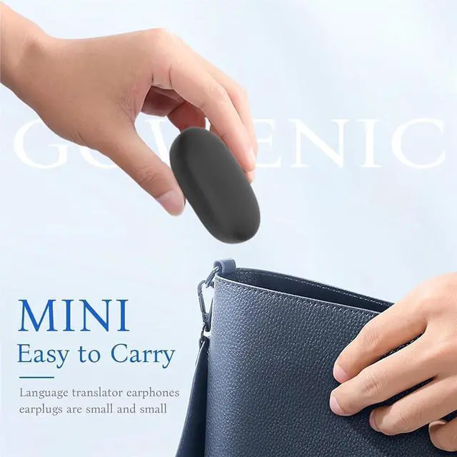 Alt view image 6 of 7 - Roostick Translator, Roostick Translator Earbuds, Ailymur V2 Translator Earbuds, Translation Earbuds Real Time, Ai Headphones Language Translation, Wireless Bluetooth Translation Earbuds-Black+White