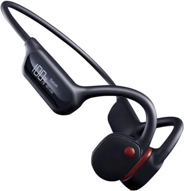 Main image of Bone Conduction Headphones Swimming Headphones Bone Conduction Wireless Earbuds IPX8 Waterproof Headphone for Swimming Music Player Built-in32G Memory Open Ear Sports Earphone,Black