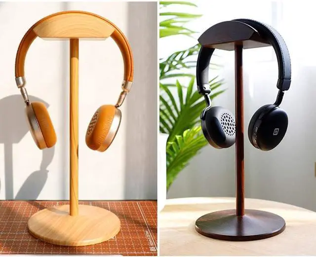 Alt view image 5 of 6 - Headphone Stand Headphone Holder Universal Headphones Stand Holder Gaming Headset Stand Earphone Display Rack Hanger Bracket for Over Ear Headsets Headset Stand Headset H