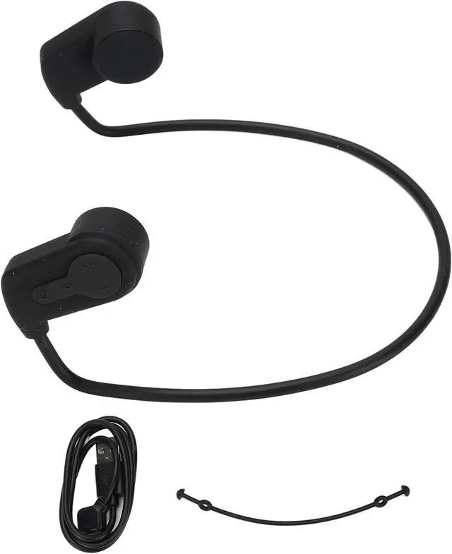 Alt view image 6 of 7 - Bone Conduction Headphones, K3 Open Ear Water Proof Swimming Headphones Built in MP3 Player, 16G Memory, Bluetooth 5.0 Sports Headset for Swimming Diving Fitness Running, Cycling (Black)