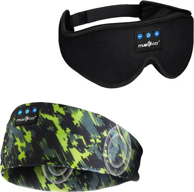 Main image of MUSICOZY Sleep Headphones Bluetooth 5.4 Headband, Sports Wireless Earphones Sweat Resistant Earbuds Sleeping Headphone with Ultra-Thin HD Stereo Speaker for Workout Running Cool Gadgets Unique Gifts