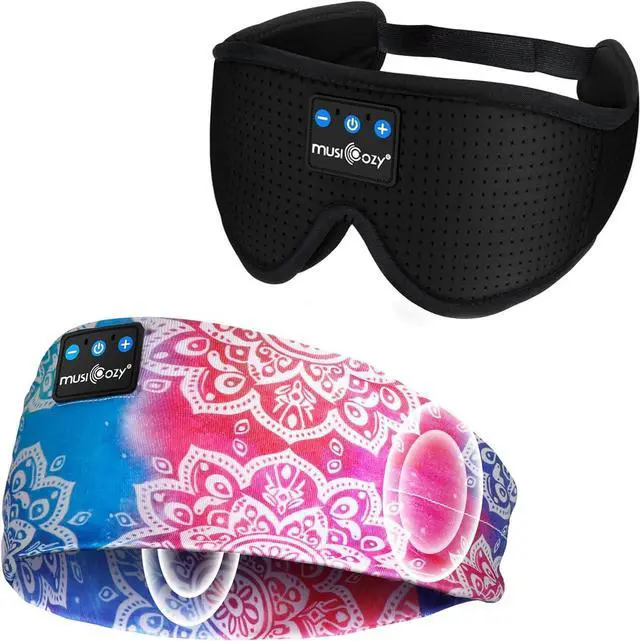 Main image of MUSICOZY Sleep Headphones Bluetooth 5.4 Headband, Sports Wireless Earphones Sweat Resistant Earbuds Sleeping Headphone with Ultra-Thin HD Stereo Speaker for Workout Running Cool Gadgets Unique Gifts