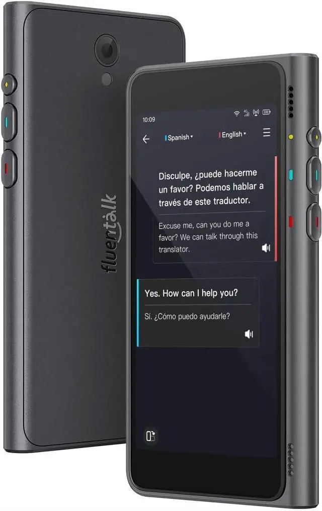 Main image of Timekettle Fluentalk New T1 Translator Device Supports 40 Languages, 31+ Offline Language Pairs, Photo Translation, No WiFi Needed, 2-Year Global Data, 4" HD Screen for Travel