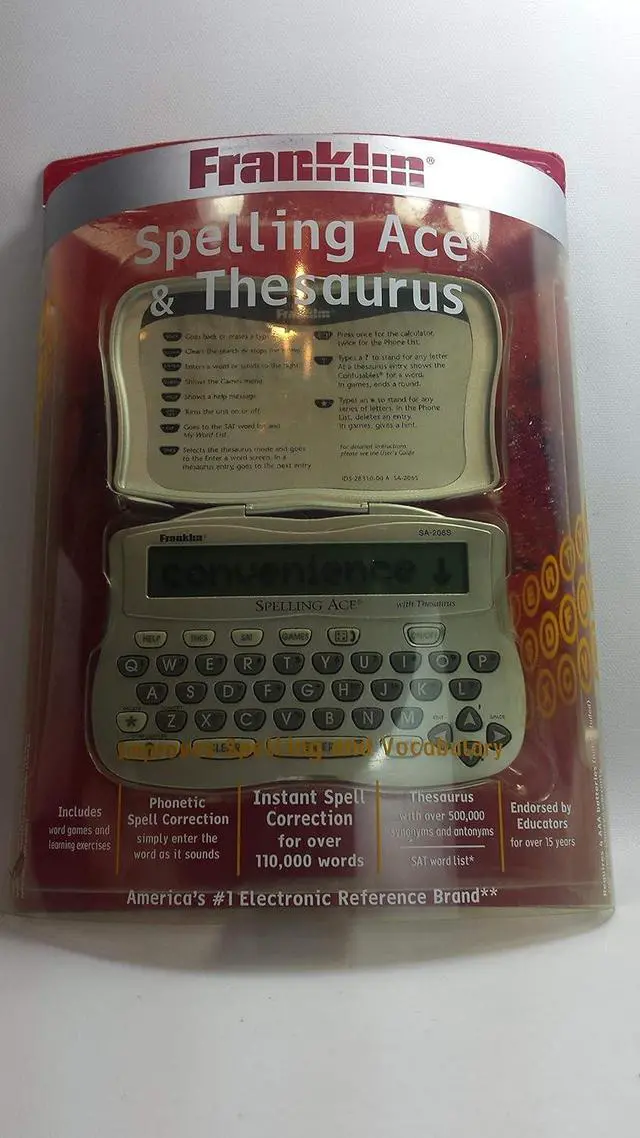 Main image of Franklin Spelling Ace with Thesaurus