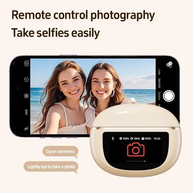 Alt view image 6 of 7 - AI Real-Time Translation Earbuds,Wireless Earbuds,144 Languages Ear Buds,Two-Way Translator Earbuds, Bluetooth Headphones, Ear pods Wireless,HD Sound Translating Earbuds for Travel, Business