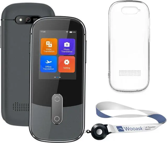 Main image of Wooask Language Translator Device, AI Translator Device W09 No WiFi Needed, Two Way Real Time Translator with 144 Languages, Voice/Offline/Photo Translation for Travel, Business, Learning