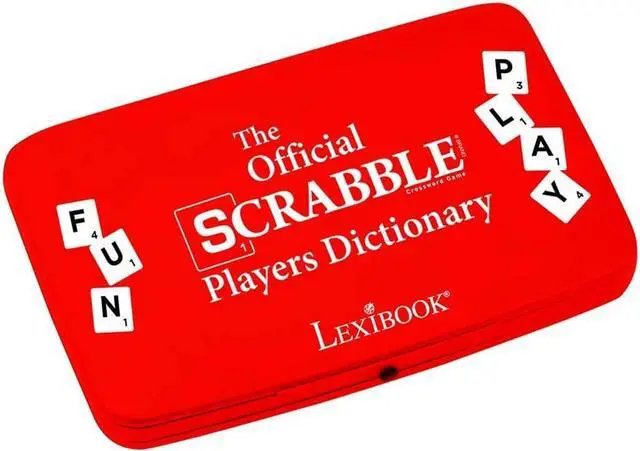 Alt view image 2 of 5 - Lexibook The official Scrabble Players Dictionary, practical, small and weightless format, Built-in jog dial on the left side, Optimize your score, Batterie, Red, SCF-428AUS