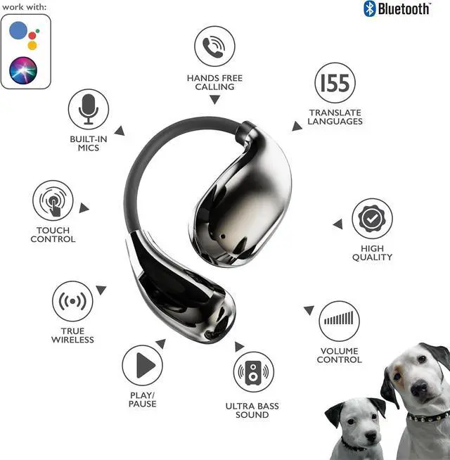 Alt view image 5 of 7 - AI Translation Earbuds Real Time, 3-in-1 Translator Earbuds 144 Languages & Accents, Audifonos Traductores Inglés Español, Open Ear Headphones Bluetooth with Charging Case fit iOS & Android 99