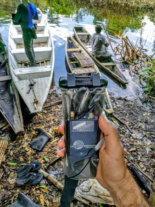 Alt view image 4 of 7 - Aquapac Waterproof Case For Radio Microphone Mini, 5 Year Warranty, Made in the UK, Professional Sound Engineer, For Wired Electronic Devices