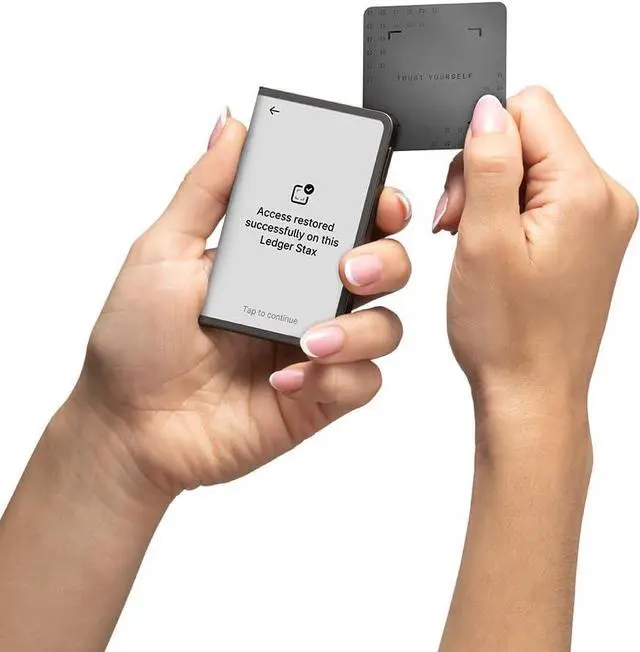 Alt view image 3 of 5 - Ledger STAX - Premium from Every Angle - Now Enhanced Recovery Key, Your Private Backup to Access Your Assets with a Secure tap