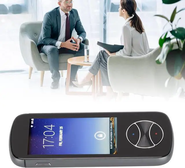 Alt view image 5 of 7 - Keenso Smart Voice Photo Translator 2 Ways Translation Device for Purchasing Travels, Gray Aluminum ALLOG