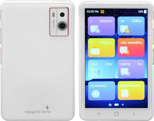 Alt view image 7 of 7 - Smart Translator, 4in IPS Screen Offline Wi MP3 Mode Portable Smart Voice Translation Device, 2 Way Language Translator, 135 Languages Voice Photo Translation (White)