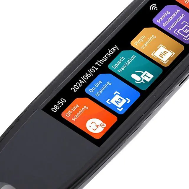 Alt view image 7 of 7 - Scan Reading Pen, 142 Languages Voice Translation Smart Scan Reader Pen, Text to Speech Device Translator Pen, OCR Digital Instant Voice Translator for Study, Travel, Business