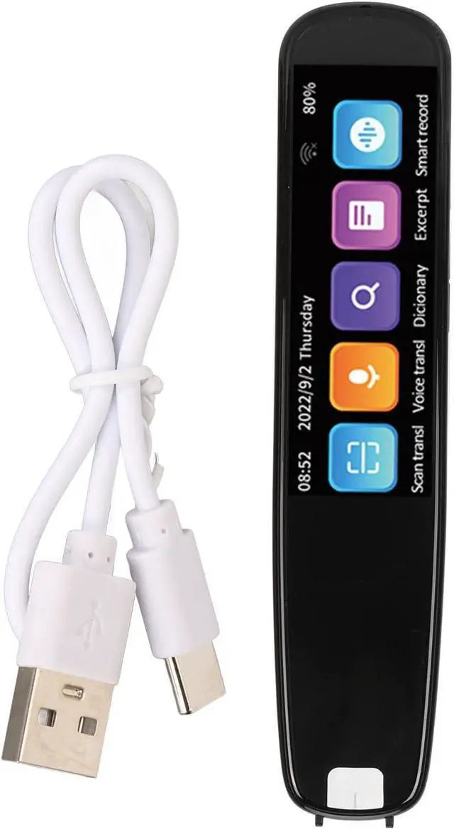 Alt view image 5 of 7 - 2MP Smart HD WiFi Translation Pen for Language Learners, Offline Scanning, 131 Online Language Translations, Text Excerpt, Intelligent Recording