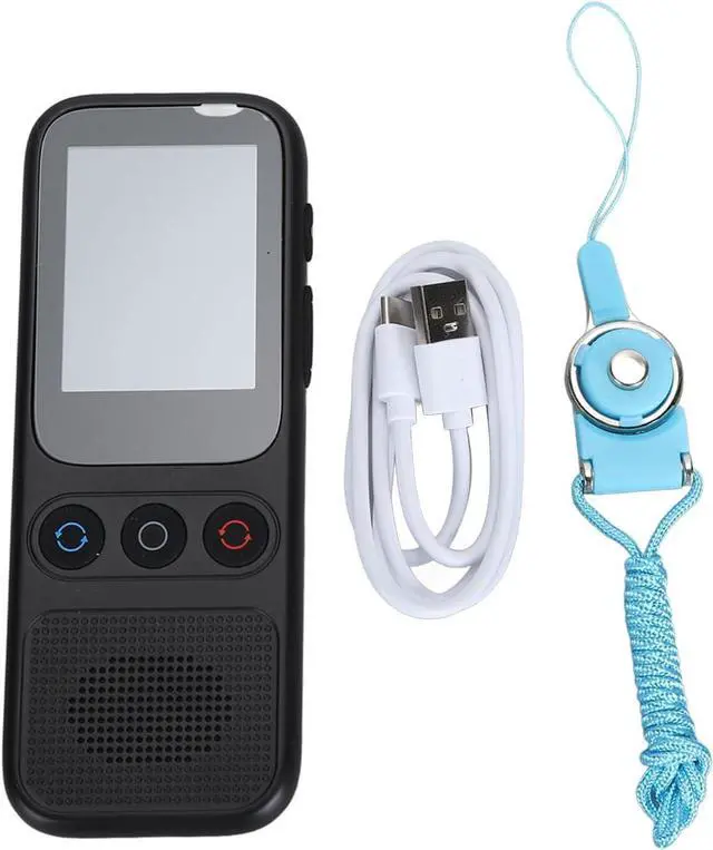 Alt view image 5 of 7 - Language Translator, Translator Device with Lanyard 1GB 8GB Two Way Real Time 137 Languages Voice Translation Device 2 Inch Touchscreen Real Time Translation for Travel