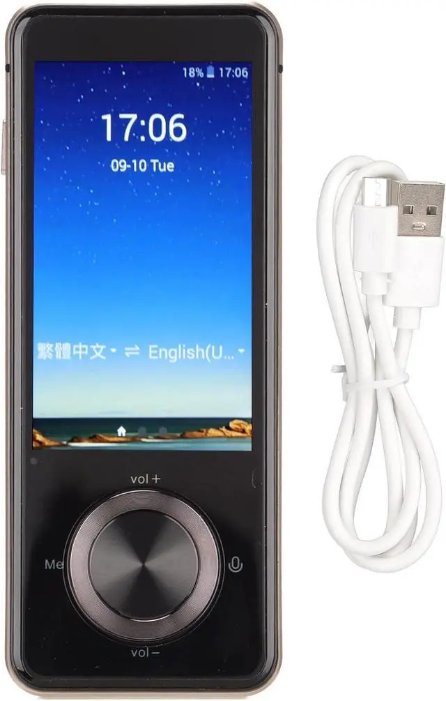 Alt view image 2 of 7 - Smart Voice Translator Time with 3in Touchscreen Voice Translator Device for 109 Online 12 Offline 43 Photography Language