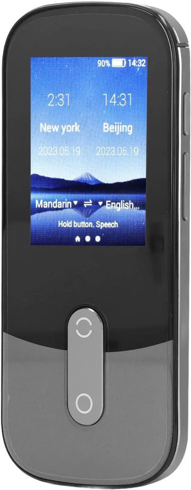 Alt view image 2 of 7 - Language Translation Device, Grey 119 Languages Supported Translator for Travel Business Learning, Ag8wbnu45o