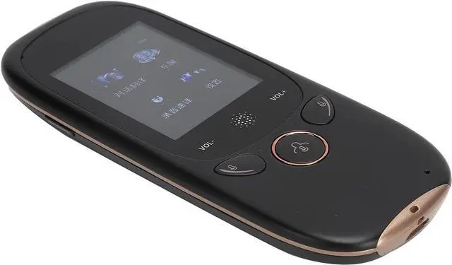 Alt view image 5 of 7 - K1 Smart Voice Translator 45 Languages 2.0 Inch Touch Screen Translation Machine 4.0BT WiFi Long Battery Life Mini (Black)