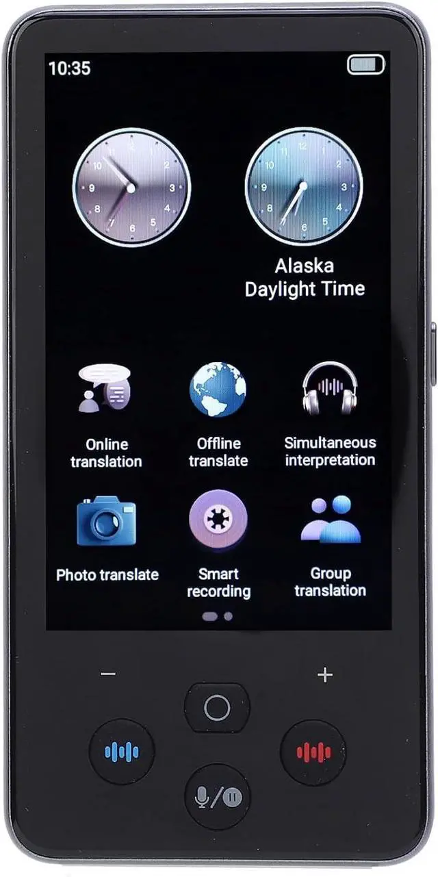 Main image of Language Translator Device with 138 Online Translation, Dual Mic Offline Smart Voice for Work and Study, Touch Screen, Photo Translation, Real-Time Interpretation