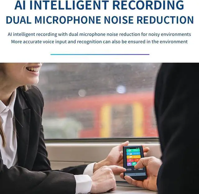 Alt view image 2 of 7 - Translator Device, Smart Voice Translator Language Translator Device Translation Device with 3 Inch Touchscreen 138 Languages Online 15 Languages Offline 2 Way Real Time