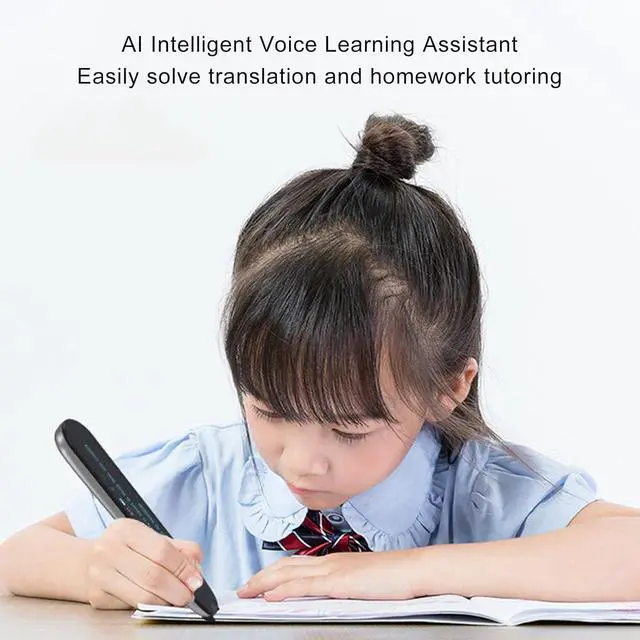 Alt view image 6 of 7 - Hilitand Scan Reader Pen Smart WiFi Hotspot Offline Translator with AI Voice Assistant Sync Teaching Video 4in Screen for Students Kids Learning Chinese English Japanese Korean