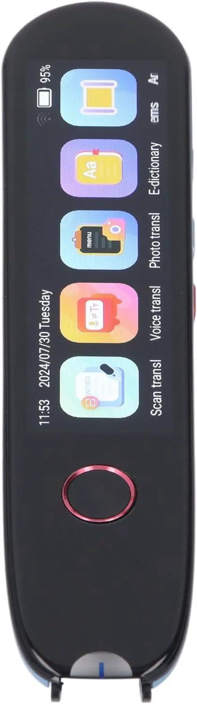 Main image of Scan Reader Pen, 3.5 Inch Screen, Noise Reducing Recording with 5MP HD Camera for Multilingual Text Translation