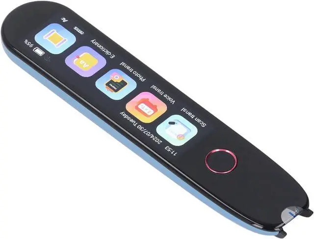 Alt view image 2 of 7 - Scan Reader Pen, 3.5 Inch Screen, Noise Reducing Recording with 5MP HD Camera for Multilingual Text Translation