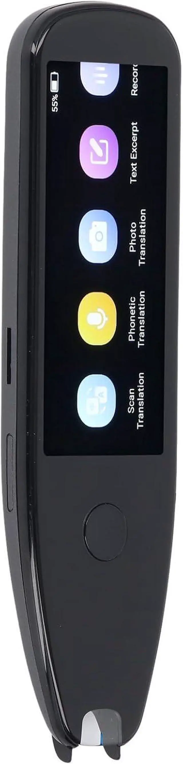 Alt view image 7 of 7 - Translator Pen 112 Languages 4 Inch HD Touchscreen WiFi Hotspot Offline Scanning Translation Device for Travelers Students Business Professionals Black